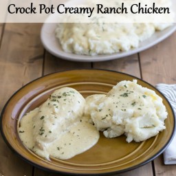 Crock Pot Creamy Ranch Chicken