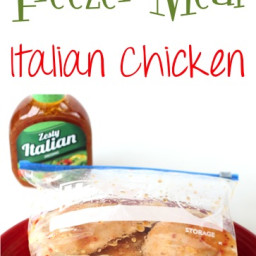 Crock Pot Freezer Meal Recipe: Italian Chicken!