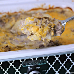 Crock pot Hamburger Potato Casserole Recipe