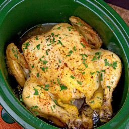 Crock Pot Herbed Rotisserie Chicken