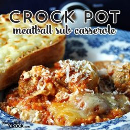 Crock Pot Meatball Sub Casserole