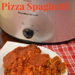 Crock-Pot Pizza Spaghetti-Recipe