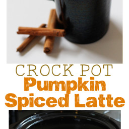 Crock Pot Pumpkin Spiced Latte