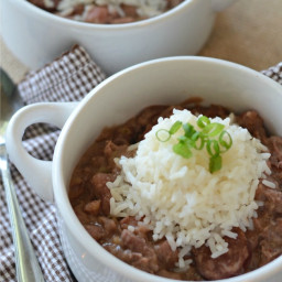 Crock Pot Red Beans and Rice