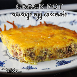 Crock Pot Sausage Egg Casserole
