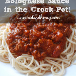 Crock-Pot Spaghetti Bolognese Sauce