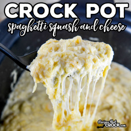 Crock Pot Spaghetti Squash and Cheese