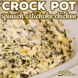 Crock Pot Spinach Artichoke Chicken (Low Carb)