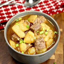Crock pot Steak and Potatoes Beef Stew Recipe