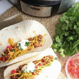 Crock Pot Tacos with Slow Cooker Ground Beef