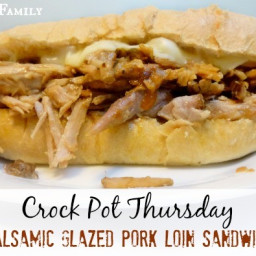 Crock Pot Thursday: Brown Sugar and Balsamic Glazed Pork Loin