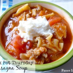 Crock Pot Thursday: Lasagna Soup