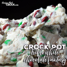 Crock Pot Triple White Chocolate Fantasy