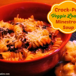 Crock-Pot Veggie Loaded Minestrone Soup Recipe
