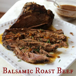 Crockpot Balsamic Roast Beef Recipe