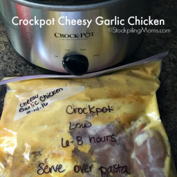 Slow-Cooker Cheesy Garlic Chicken