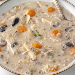 Crockpot Chicken and Wild Rice Soup