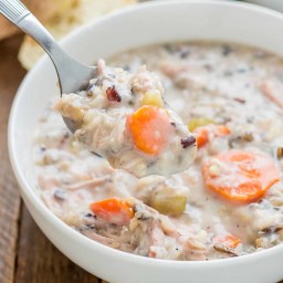 Crockpot Chicken and Wild Rice Soup