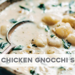 Crockpot Chicken Gnocchi Soup