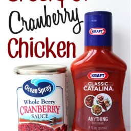 Crockpot Cranberry Chicken Recipe!