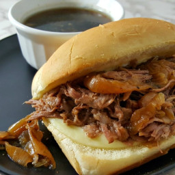 Crockpot French Dip Sandwiches Recipe for Two