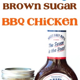 Crockpot Hickory BBQ Brown Sugar Chicken Recipe!