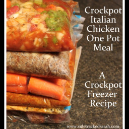 Crockpot Italian Chicken One Pot Meal