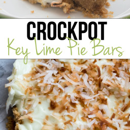 Crockpot Key Lime Pie Bars