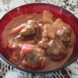Crockpot Meatball Stew