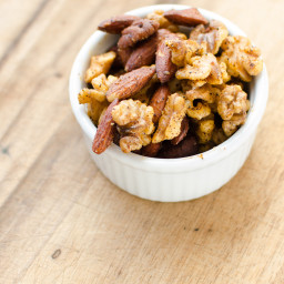 Crockpot Spiced Nuts