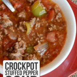 Crockpot Stuffed Pepper Soup