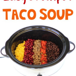 Crockpot Taco Soup Recipe