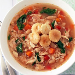 Crockpot Tuscan Chicken Soup