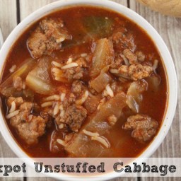 Crockpot Unstuffed Cabbage Rolls Soup
