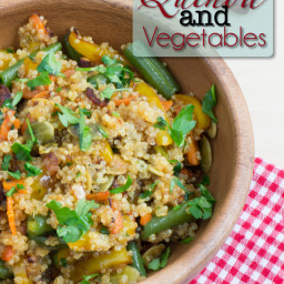 Crock Pot Quinoa with Vegetables