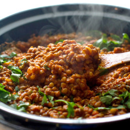 Crockpot Red Curry Lentils