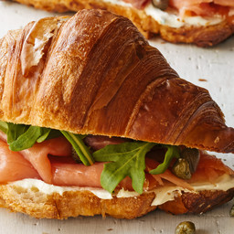 Croissants with Smoked Salmon Recipe