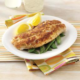 Crumb-Coated Red Snapper