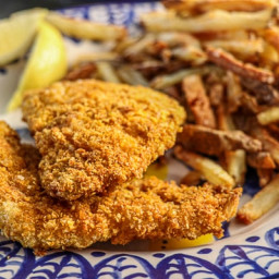 Crunchy Air Fryer Fish and Chips