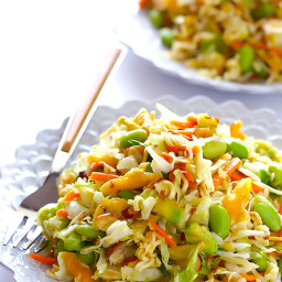Crunchy Asian Ramen Noodle Salad (a.k.a. Basically the Best Potluck Salad E