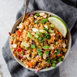 Crunchy Cashew Thai Quinoa Salad {vegan, gluten-free}