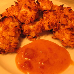Crunchy Chicken Tenders With Apricot Dipping Sauce