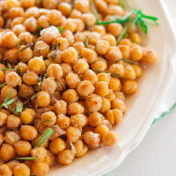 Crunchy Chickpeas with Rosemary and Olive Oil