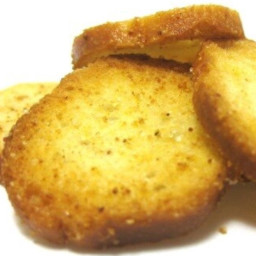 Crunchy Garlic Bagel Chips