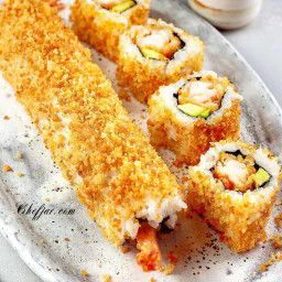 Crunchy Roll Sushi Recipe (California Roll)