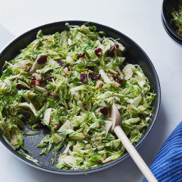 Crunchy Sweet Brussels Sprout Salad
