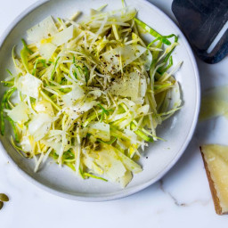 Crunchy Winter Slaw with Asian Pear and Manchego
