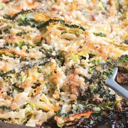 Crunchy Shredded Roasted Cabbage with Parmesan and Breadcrumbs