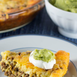 Crustless Low Carb Taco Pie from Everyday Ketogenic Kitchen