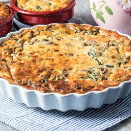 Crustless Quiche with Spinach and Ricotta